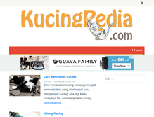 Tablet Screenshot of kucingpedia.com